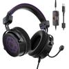 Игровые наушники FIFINE, совместимые с для Черных наушников с открытым акустическим оформлением, USB/3,5 мм подключение, ПК/Смартфон/Switch/PS4/PS5, Стриминг, H18Vlite-BP