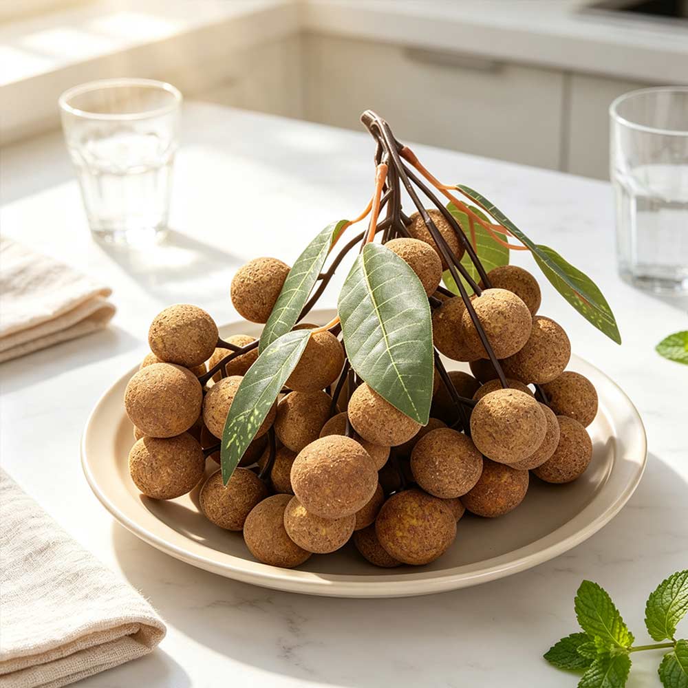 Lifelike Simulation Longan Handicrafts Foam Longan Model Fruit Model  Flower Arrangement