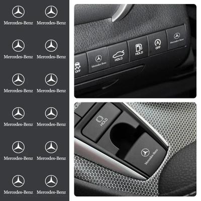 Наклейки Декоративные Значки Для Салона Авто Стиль Автомобиля Для Mercedes Benz Amg W204 W213 W205 W211 W212 W176 W205 W203 Аксессуары