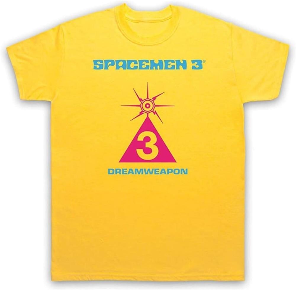 Футболка Spacemen 3 Dreamweapon Желтая Унисекс S-5XL ND971 Унисекс Футболка