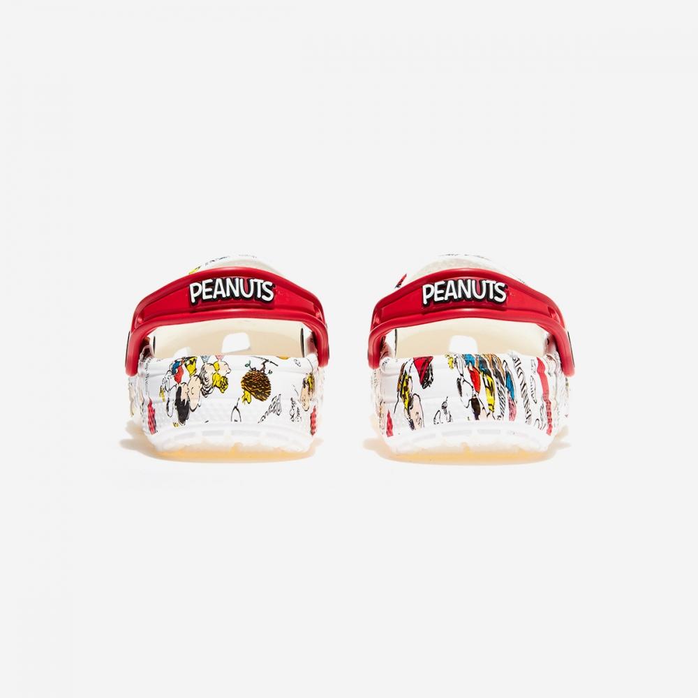 Crocs Сабо Peanuts Classic для детей Crs208630 Белый Мульти