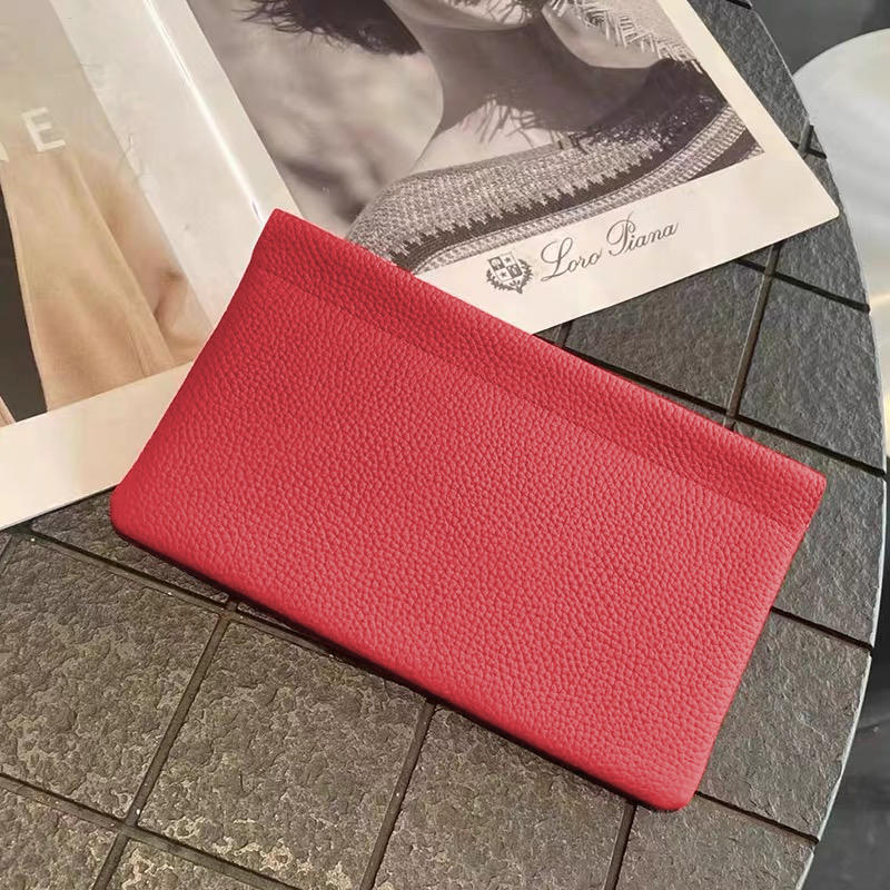 Exquisite Hand-held Bag Cosmetic Bag Mobile Phone Bag Self-closing Large Capacity Simple Long Wallet Woman Wallet