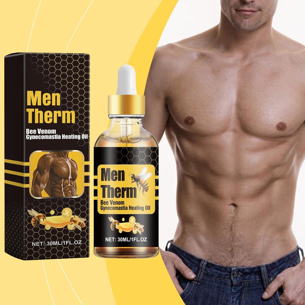 Men's Chest Care Solution Designed Specifically For Men To Enhance Skin Elasticity, Health 30ml