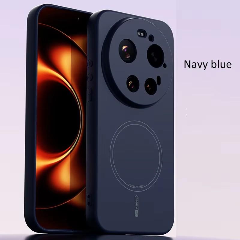 Роскошный Магнитный Чехол из Жидкого Силикона и Гибкого ТПУ для Mi Xiaomi 17T 17Ultra 17 Pro Max 15S Pro Защитная Крышка с Защитой Объектива Ударопрочный