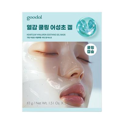 Успокаивающая гелевая маска Heartleaf Hyaluron 43 г*5 шт.