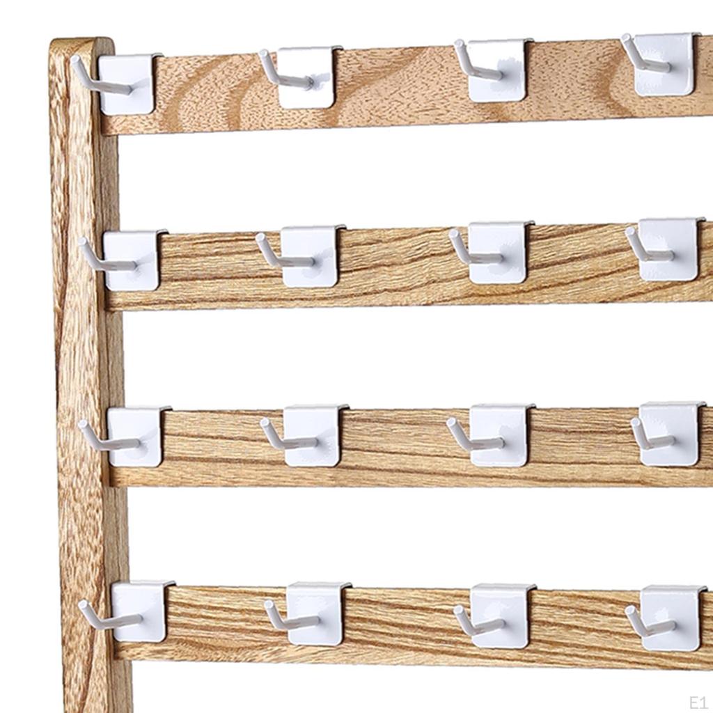 Подставка для сережек для продажи, деревянная ювелирная стойка большой емкости для продажи