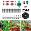 Система микрокапельного полива DIY для сада, самополив растений, автоматический таймер, комплекты садового шланга 25 м с регулируемыми капельницами, новинка