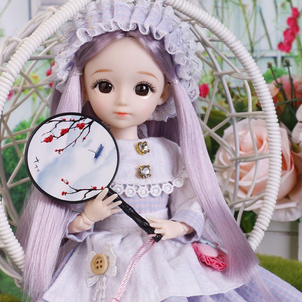 3D Eyes BJD Doll Dress Up Removable Joints Doll DIY Toy   Girls Gifts