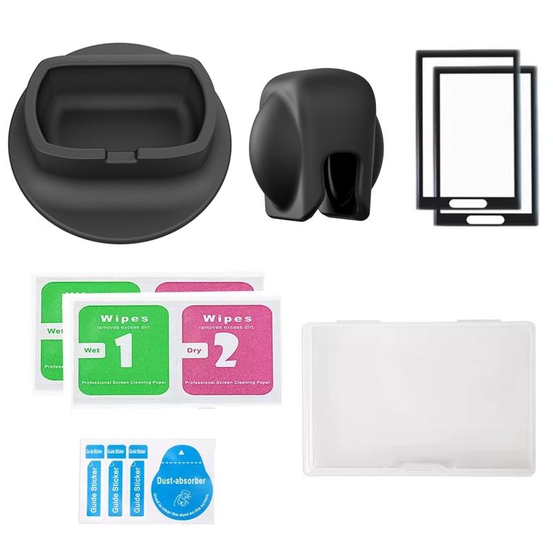 Защитная пленка для экрана с защитой от царапин для Insta360 X4, силиконовая настольная подставка, крышка объектива для Insta360 X4, аксессуары