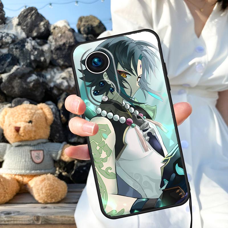 Чехол для телефона Genshin Impact Сяо Для Honor 90 Lite 50 70 Magic 5 6 Pro X6 X7 X8 X9 X6a X7a X8a X9a X9b X8b Чехол