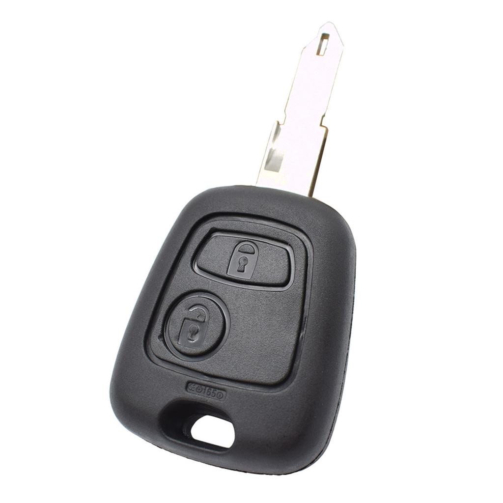 Чехол для дистанционного ключа для Peugeot 107 207 307 408 Citroen C1 C2 C3 C4 C5 2 кнопки микропереключатель автомобильный брелок для ключей Запасные части