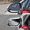 For Toyota Corolla - 2022 E210 12th ABS Car Rearview Mirror Eyebrow Shield Cover Trims Stickers Decoration Accessories