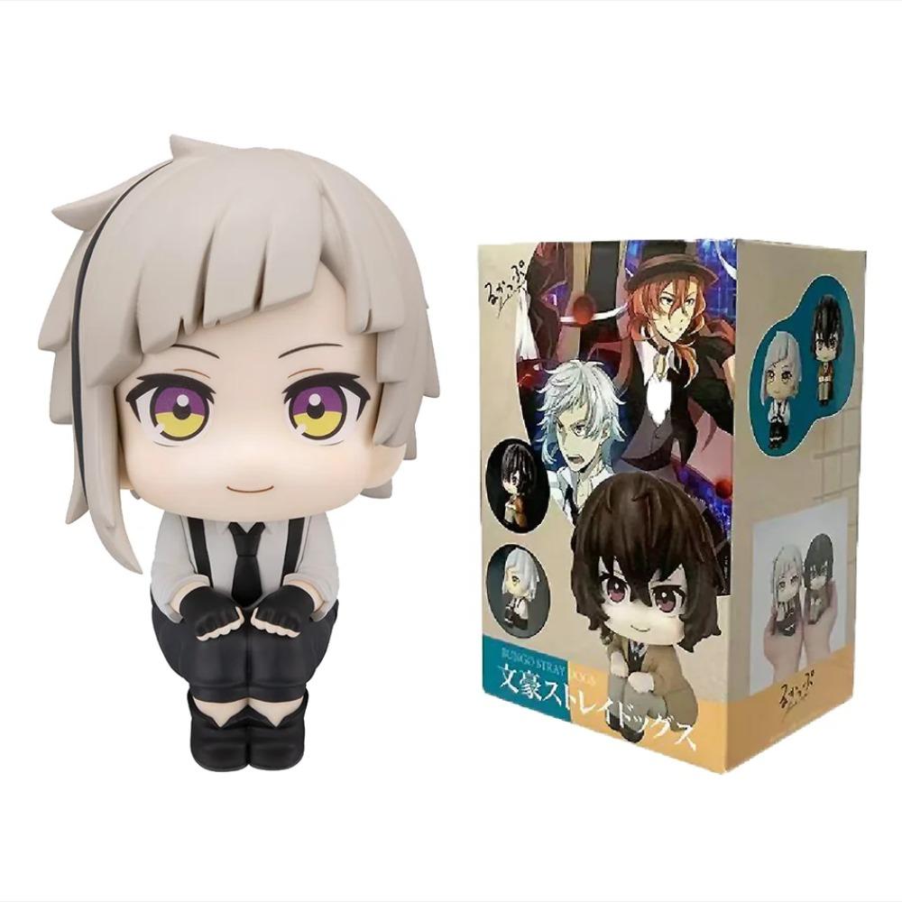 Новая аниме-фигурка Bungou Stray Dogs 10 см Взгляд вверх Накадзима Ацуси Фигурка-персонаж Q-версия Дадзай Осаму Фигурка ПВХ Коллекционная игрушка