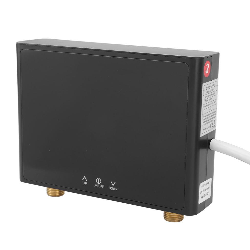 IPX4 Waterproof Tankless Instantaneous Water Heater with Remote Control Touch Panel for Kitchen