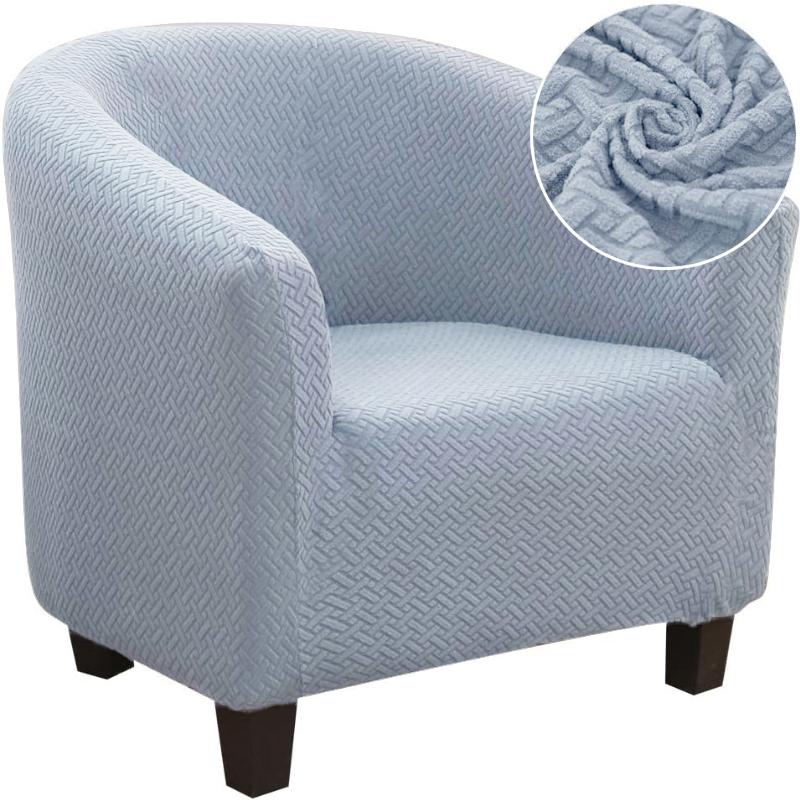 Новый дизайн, жаккардовый спандекс, клубная ванна, диван, кресло, чехол для сиденья, протектор, моющаяся мебель, чехол, простой в установке, декор для домашнего стула