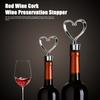 Пробка для красного вина в форме сердца и шара, бутылочные пробки, средства для сохранения шампанского для любителей вина, винные аксессуары, подарки на Рождество, дни рождения