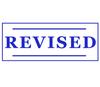 Printtoo Revised Self Inking Rubber Stamp Pre-Inked Office Stamp- Home Office Business Stationery, 47 x 20 mm