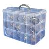 No Beyblade Storage 2025 Enhanced Holds 30 Beyblade and Perfect for Miniature Cars [Kurashi Shoten] Case, Edition! Thickness! Parts, Transparent,