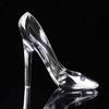 High Heel Statue Ornament Transparent Acrylic High Heels Decor Sophisticated Acrylic Sculpture