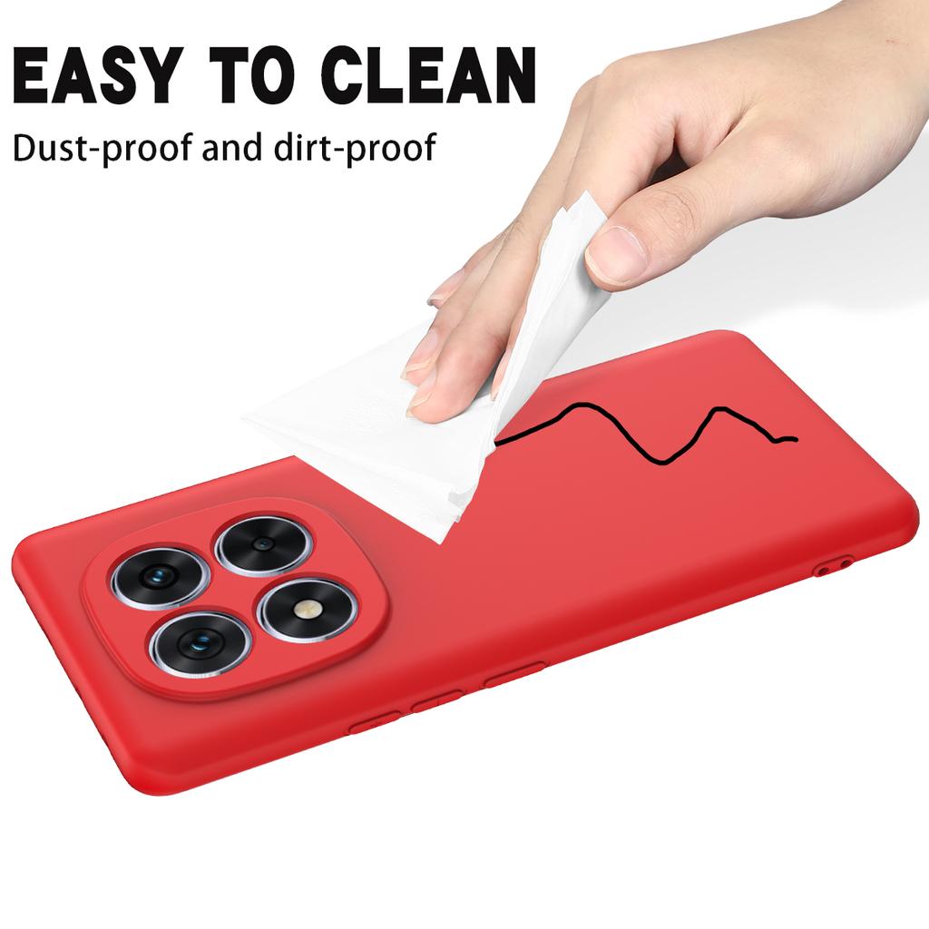 Для Xiaomi Redmi Note 14 Pro+ 5G Чехол Жидкий Силикон Защита от Царапин Чехол для Телефона с Ремешком для Руки