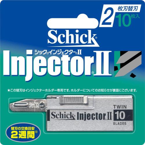 Schick Сменное лезвие Injector II с 2 лезвиями (10 кусочков) Лезвие для бритья