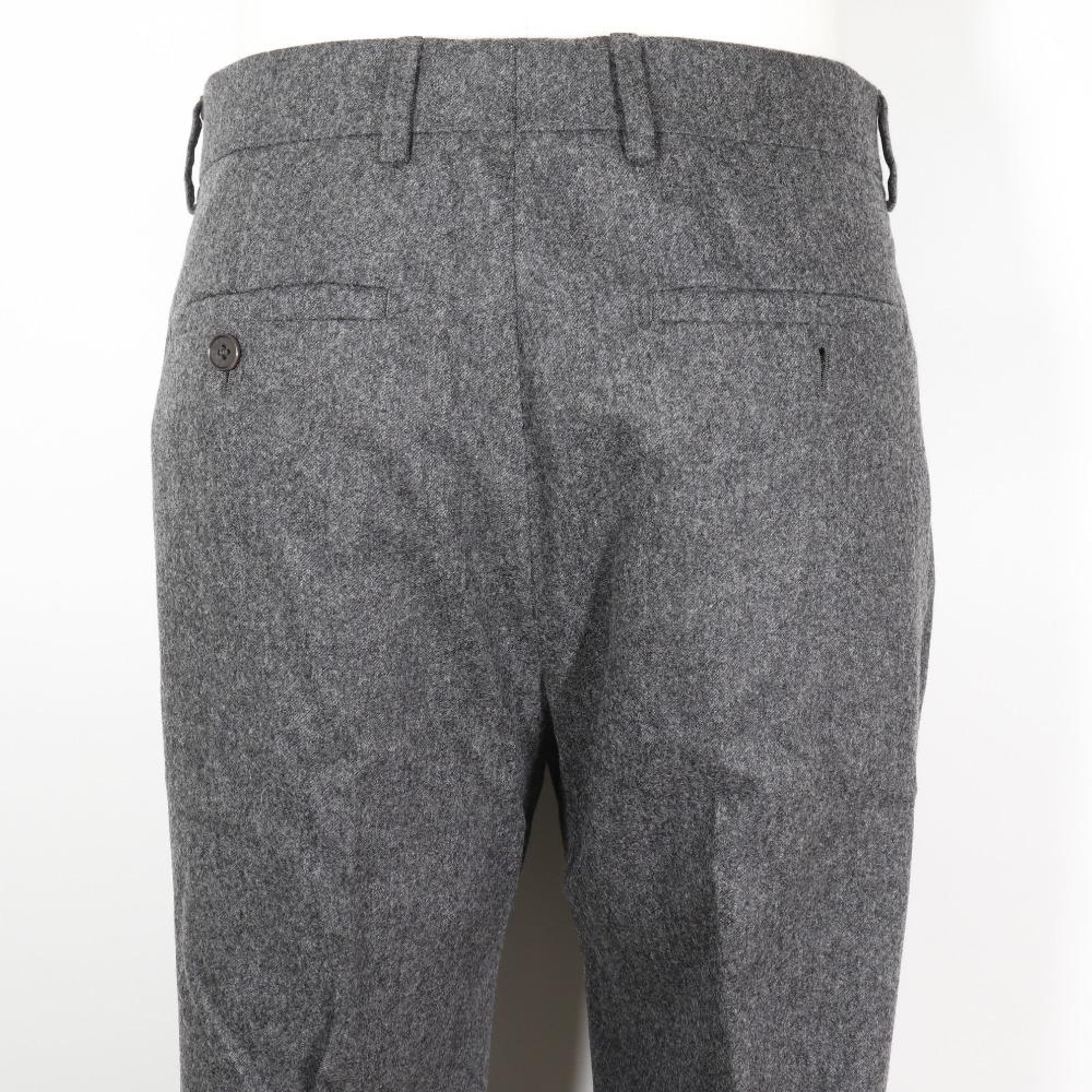 HERMES Pants gray wool mens Used