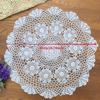1 шт. круглая скатерть салфетка скатерть крючком кружево хлопок чехол коврик банкет свадьба украшение