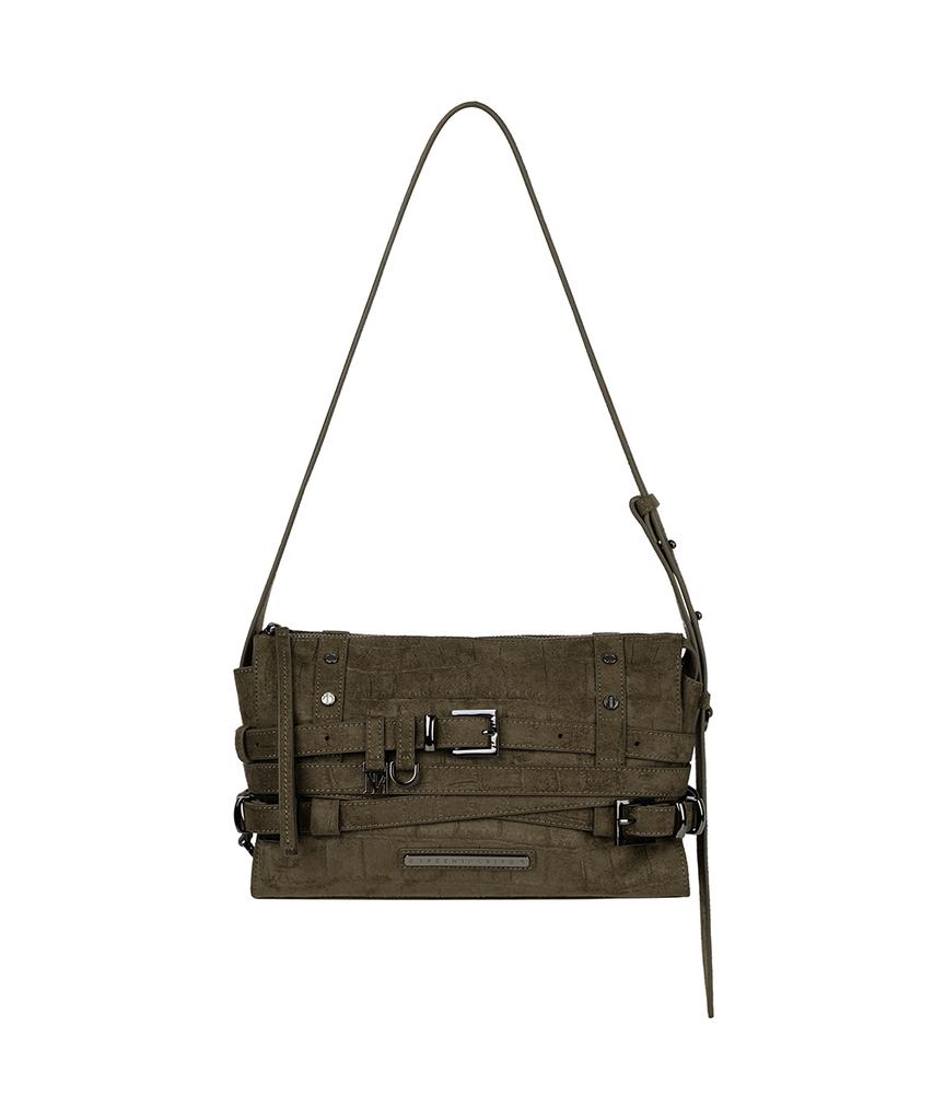Treemingbird Multi-Belted Mini Shouder Bag [ Khaki ]