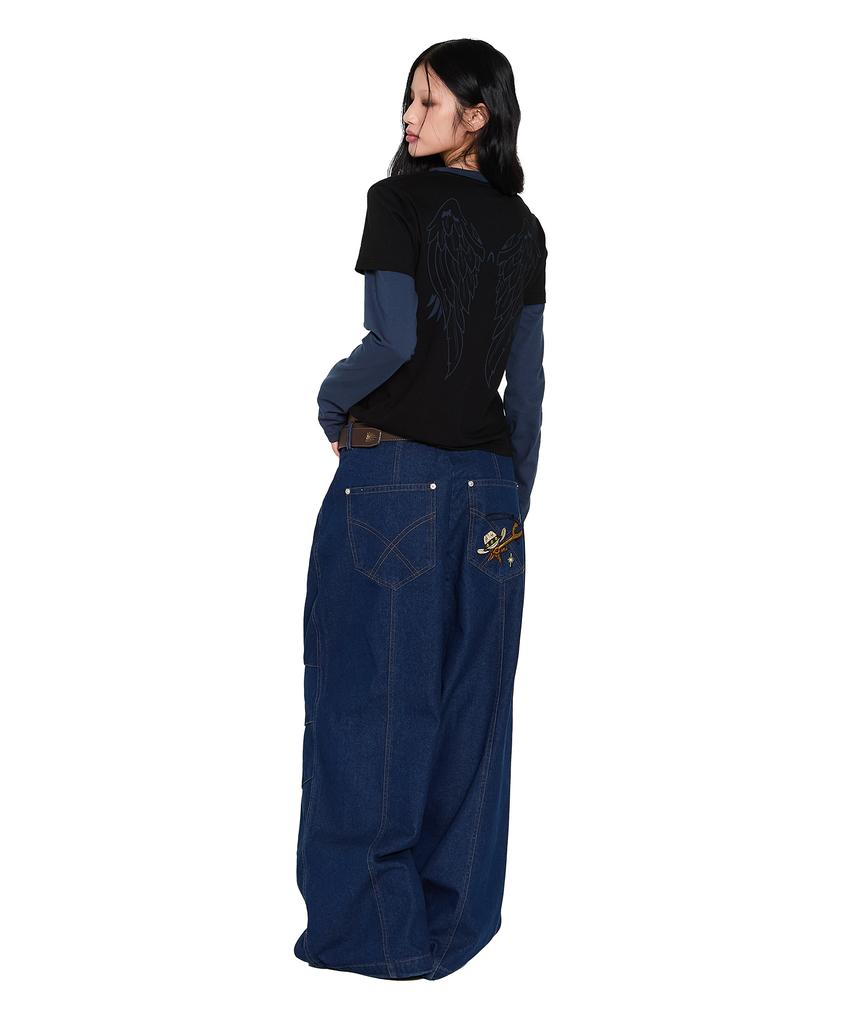 AAKAM Wings Layered Long Sleeve (Black)