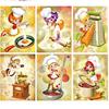 5D DIY Diamond Painting Kit Cute Chef Elf Art Diamond Embroidery Rhinestones Decorations for Home