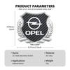 AAAYR1 Car Emblem 3D Alloy Badge Sticker Auto Window Decoration Decal Accessories For Opel Insignia Astra G J F K Vectra C H Corsa C B