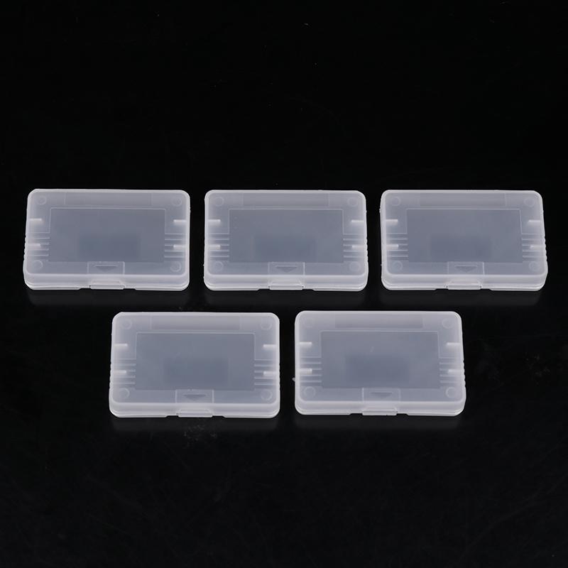 5 шт. Прозрачный кейс для игрового картриджа для Gameboy Advance Gba Gbc Пластиковая пылезащитная коробка-крышка для Gameboy Color Pocket