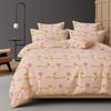 Простыня из микрофибры 300 TC, размер XXL, мягкий хлопок, Super King Size | 9 футов, 275 x 275 см, с 2 наволочками большого размера - Розовый
