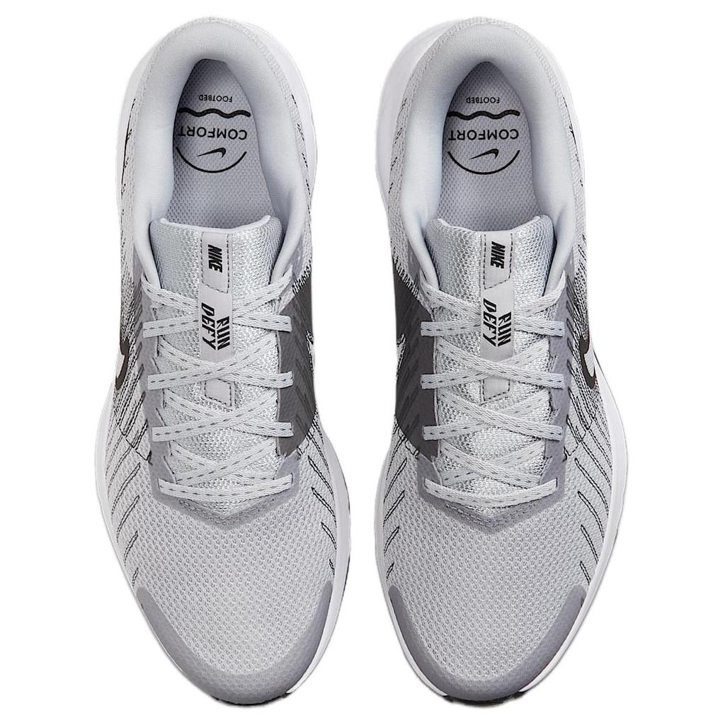 New Nike RUN DEFY Cushioning Abrasion Resistant Breathable Low Top Running Shoes Men's Gray HM9594-003
