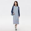 Giordano Women's Colorblock Cotton Sweatshirt Dress