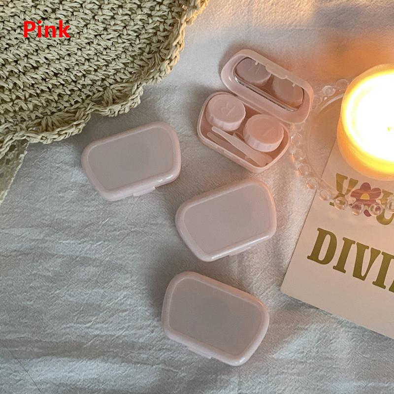 Коробка для контактных линз предотвращает утечку линзы крышка контейнер с зеркалом портативный подарок