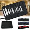 Портативная сумка-ролл для кухонных ножей шеф-повара с 22 карманами, чехол для хранения столовых приборов