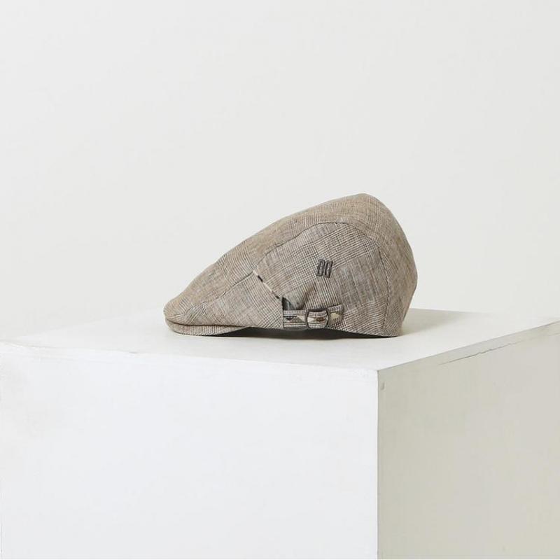 DakS Men S Brown Logo Hunting Cap Dbhe5e754w3