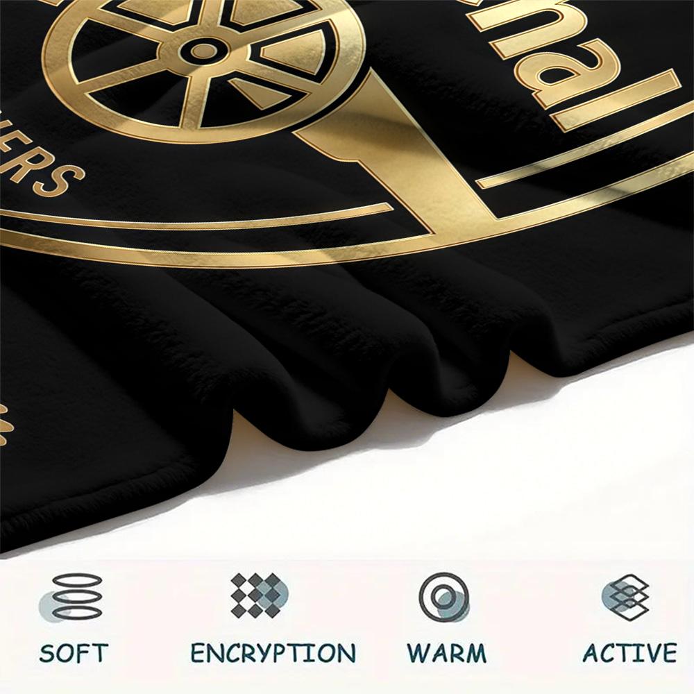 Custom Name Arsenal2 Flannel Blanket, High quality Comfortable for All Seasons, Home Decor, Warmth and Comfort