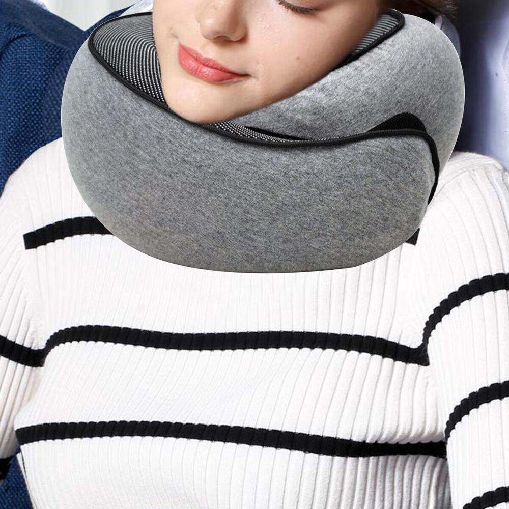 U-shaped Travel Neck Pillow Adjustable Camping Sleeping Cushion New Memory Foam Pillow