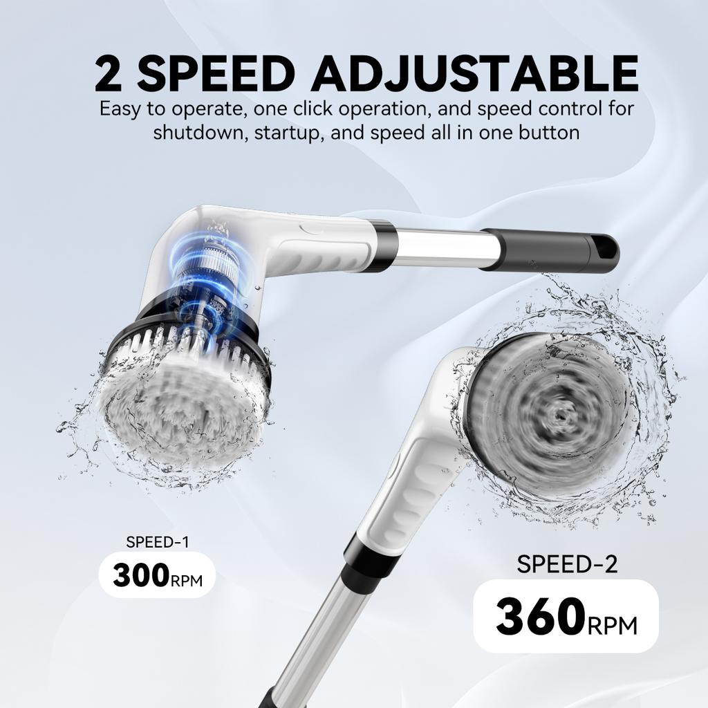 Professional Electric Cleaning Brushes for Spin Scrubber Cordless Cleaning Brush Scrubber for Home Cleaning