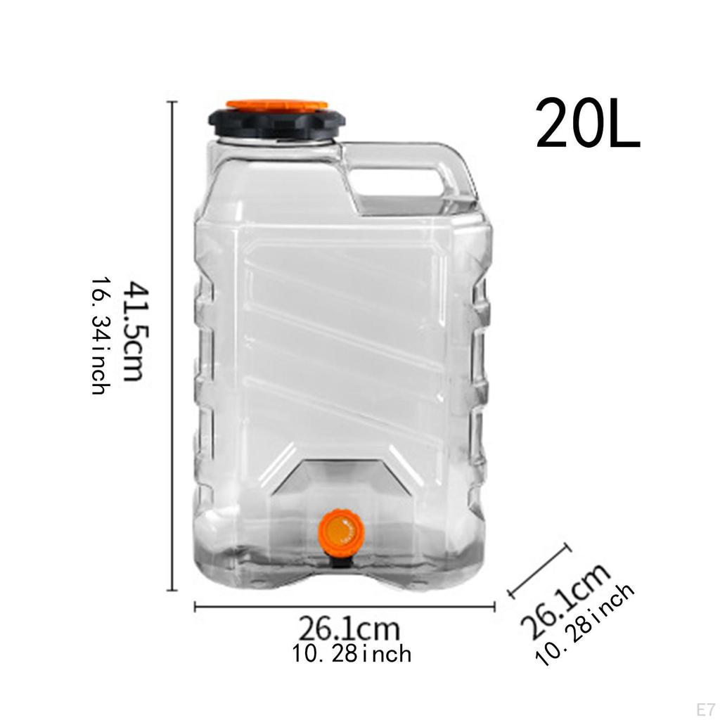 Походное ведро для воды Портативный контейнер для напитков Переноска Бочка для пеших походов, рыбалки, домашнего использования