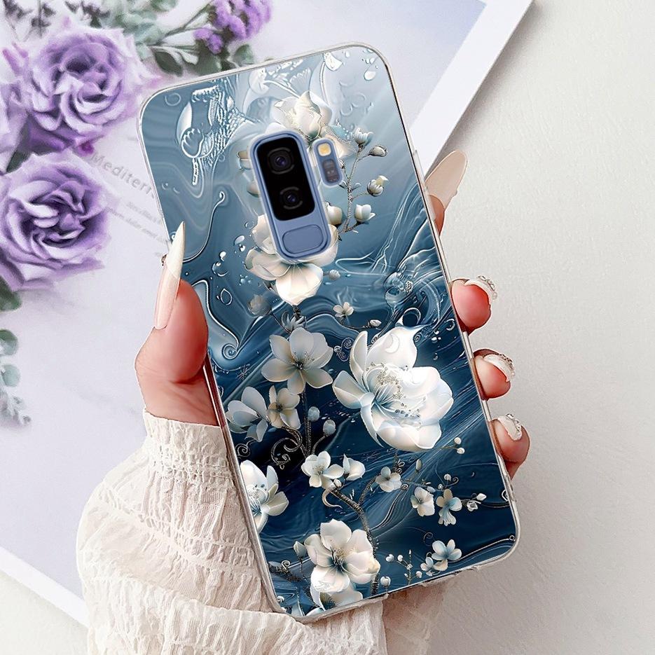 Чехол для Samsung Galaxy S9 SM-G960F Милый Кот Расписной Чехол Мягкий Тонкий Чехол для Телефона Для Samsung S9 Plus S 9 Galaxy S9+ SM-G965F Сумки