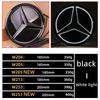 Светодиодный значок Mercedes Benz для передней решетки - Подсвечиваемый логотип в белом, синем и красном цветах