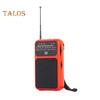 Mini Portable Radio User-friendly Design Easy To Carry Battery Powered AM/FM Small Radio with LED Flashlight
