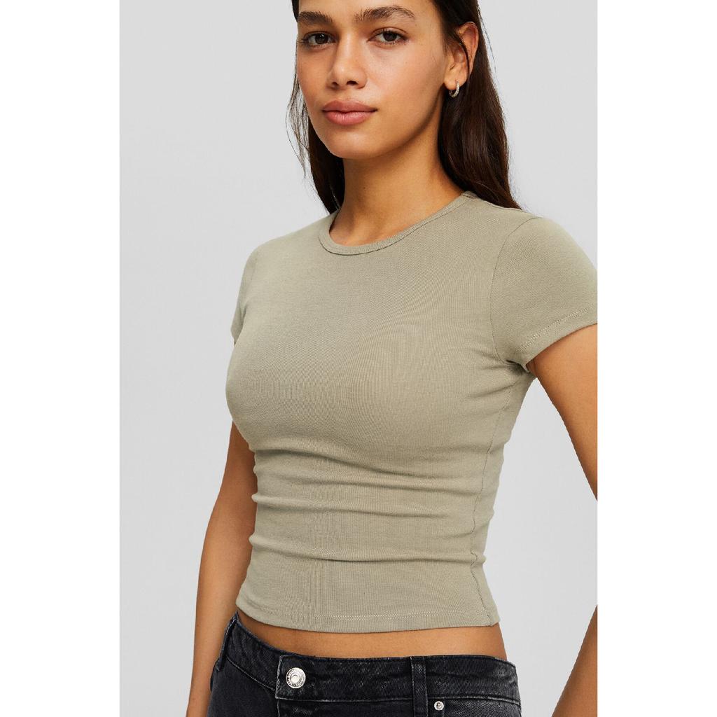 Футболка с коротким рукавом и круглым вырезом