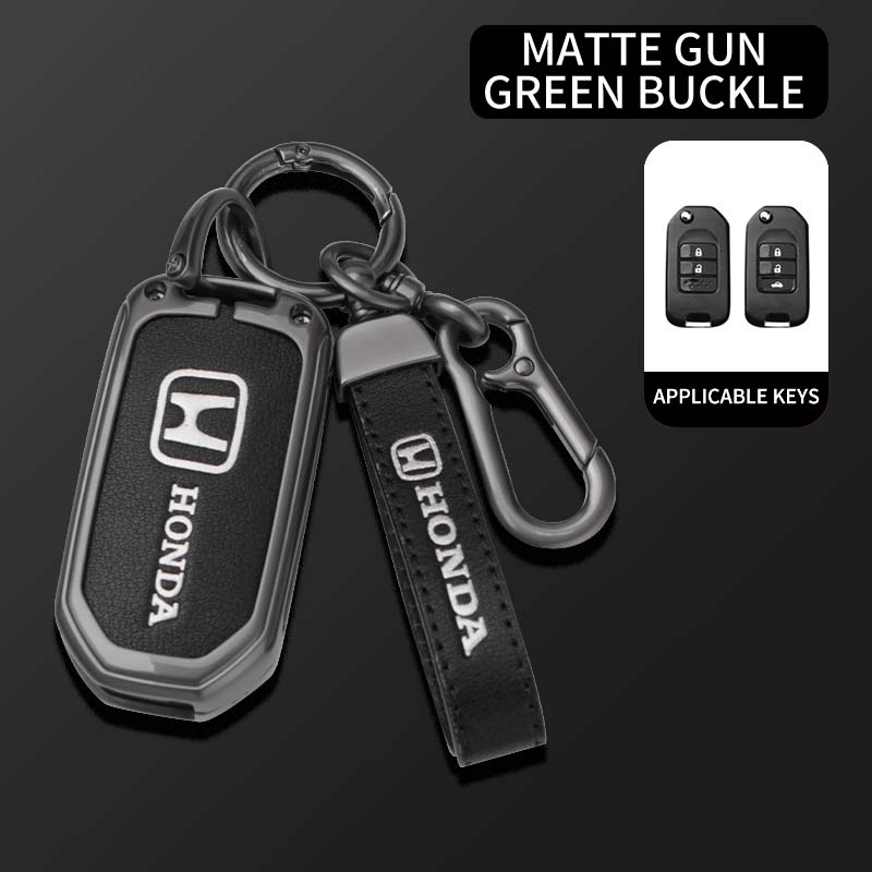 tbfnr8 Car Flip Remote Key Case Cover Protector Shell Fob For Honda Civic CR-V HR-V Agreement Jade Crider Odyssey 2015-2018 Accessories