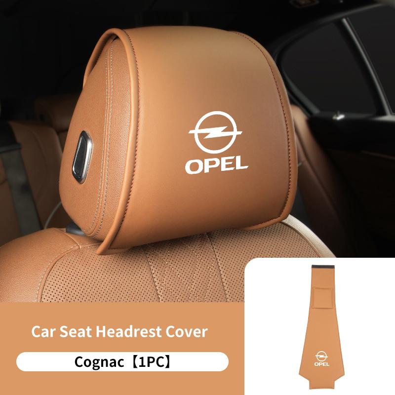 Универсальная накладка-чехол на подголовник автомобильного сиденья, аксессуары для Opel Astra H G J Insignia Corsa Zafira Meriva Mokka