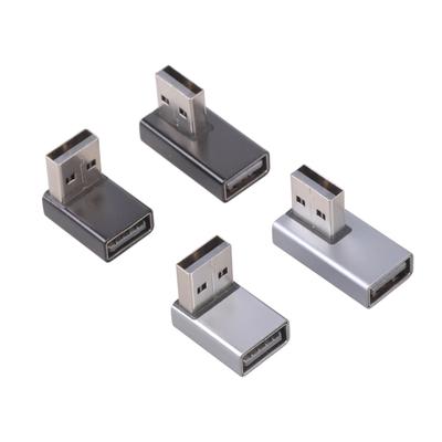 Удлинительный адаптер USB 3.0 "Папа-Мама", 90 градусов, Прямой угол, USB-разъем, Удлинитель для синхронизации данных для ноутбука, ПК, USB-вентилятора