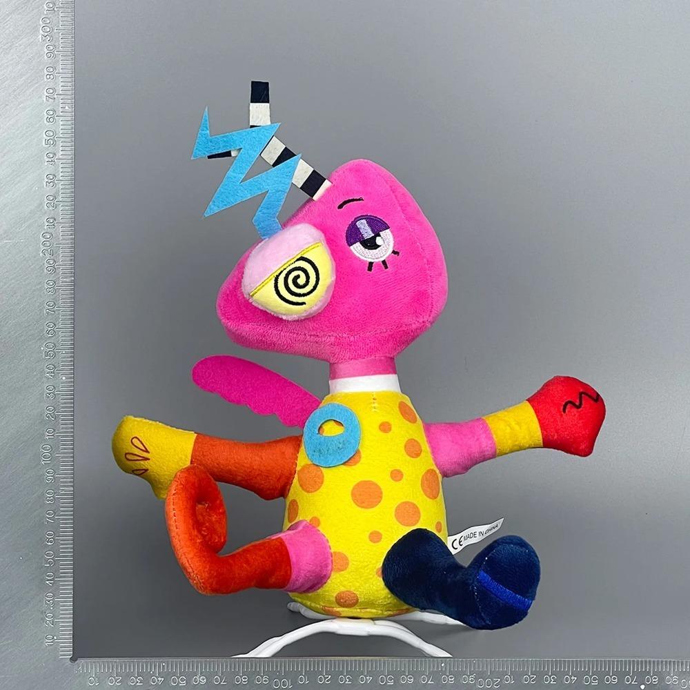 Плюшевая игрушка Кролик из Цирка Мультяшный 23 25 см Милая Кукла Животное Набивной Кролик Мягкая Плюшевая Игрушка Вдохновленная Аниме Цифровой Цирк Аксессуары
